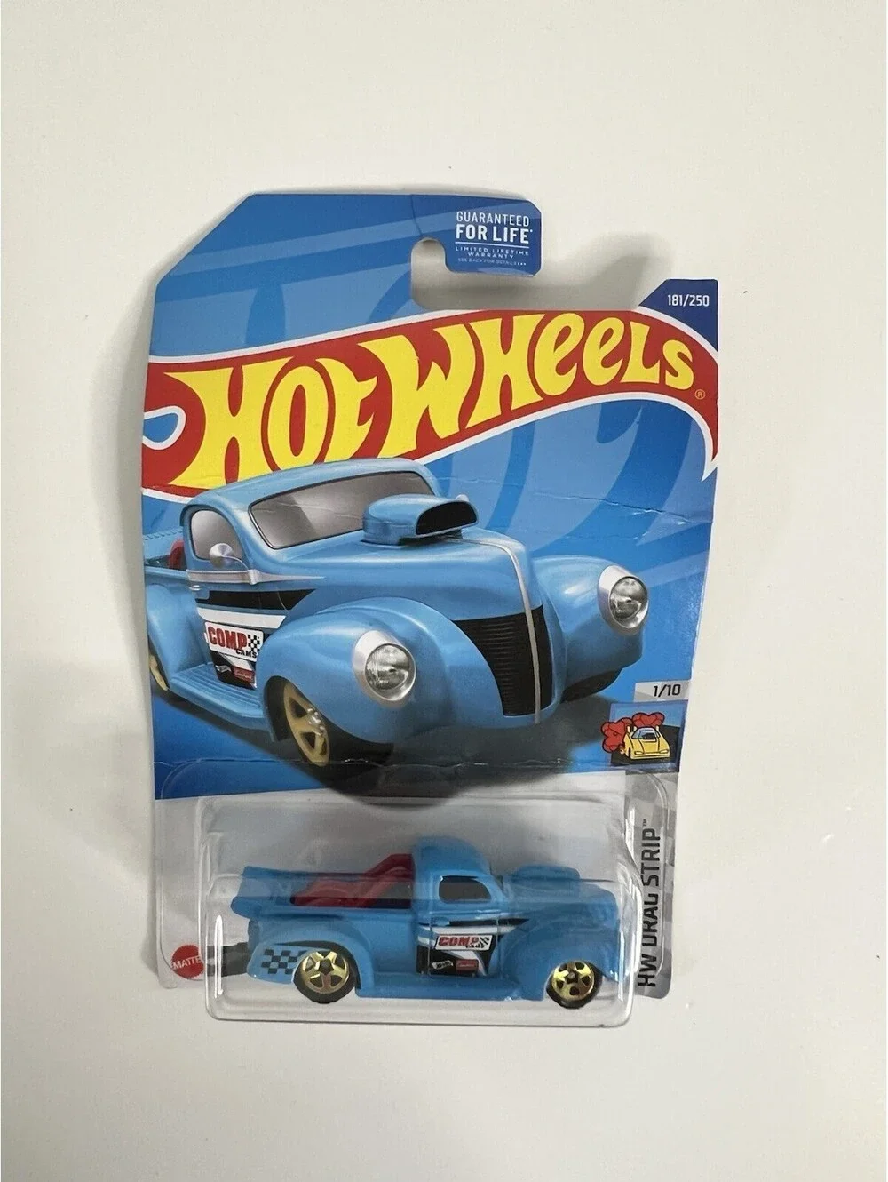 Hot Wheels '40 Ford Pickup Blue 2022 HW Drag Strip 1/10 181/250